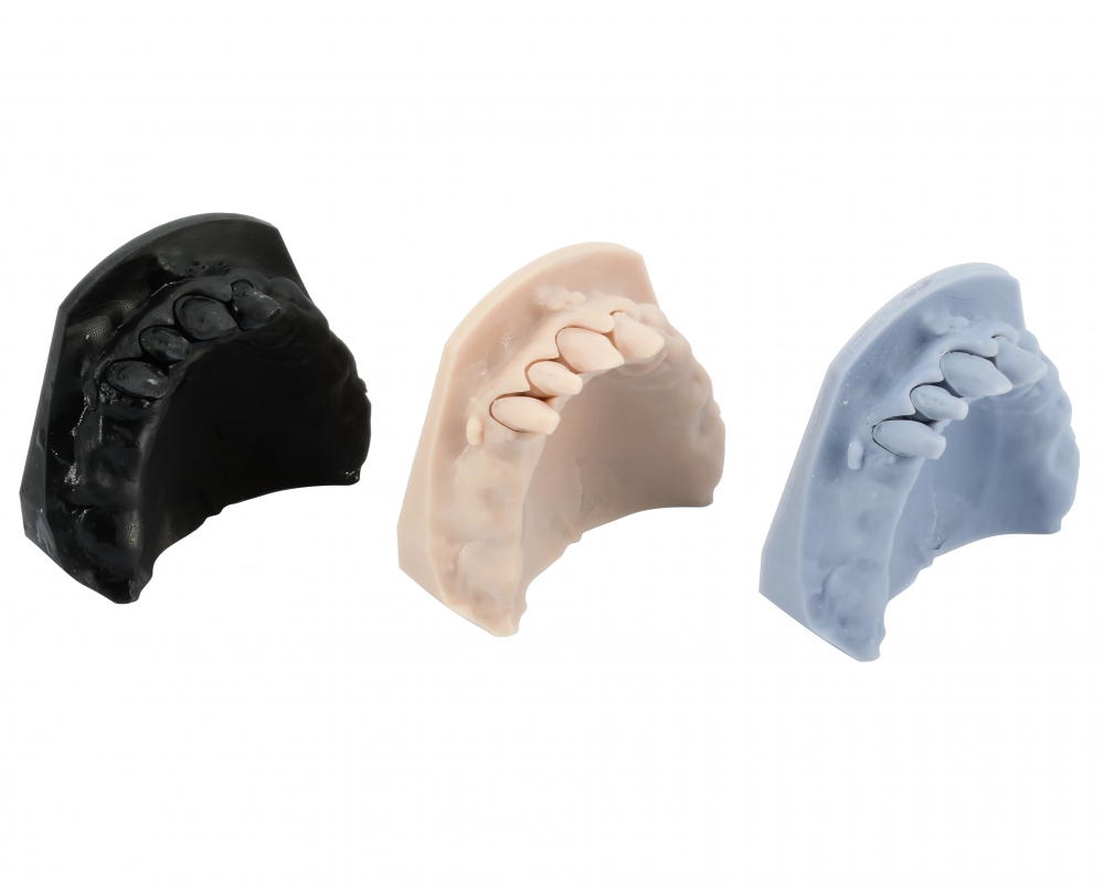 Bild 1 von gedruckte Split-Cast-Modelle mit herausnehmbaren Stümpfen  / (Farbe) beige / (zusätzliche Stümpfe) 2 zusätzliche Stümpfe